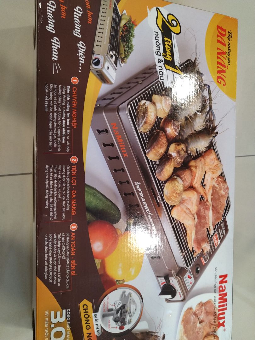 Xài nướng đủ 4 người ăn cùng lúc. Lẩu thì xài bếp từ cho lẹ.