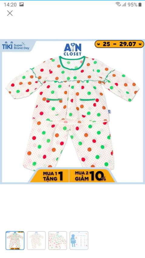 Tuy kiểu dáng dài, giản dị nhưng ko thể tả hết sự dễ thương, màu sắc sáng ***, nhìn cưng hết biết. Cám ơn shop và Tiki nhiều nè.