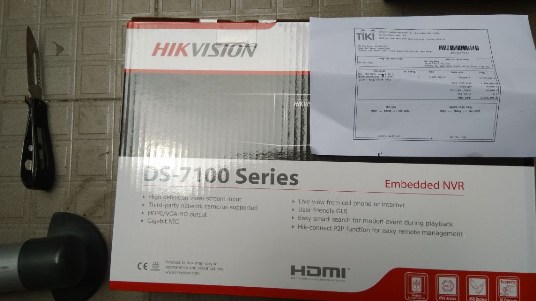 Nhân viên giao hàng nhiệt tình , thân thiện .
 Đóng gói cẩm thận .
 Trong hộp không có cáp HDMI .