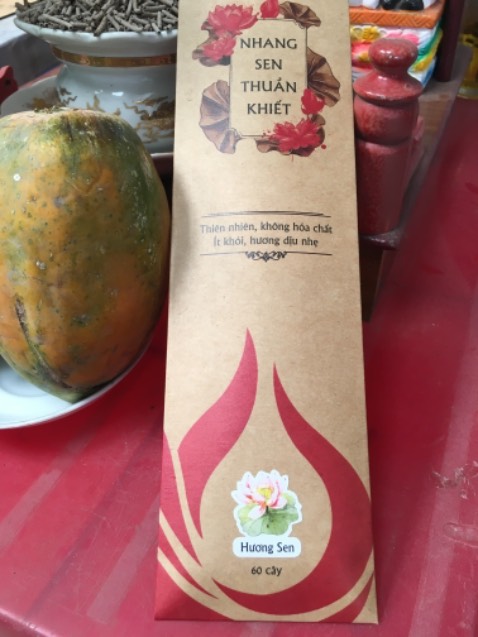 Nhang cây chất lượng, cháy tốt, không như nhang chợ cây yếu với hay bị tắt