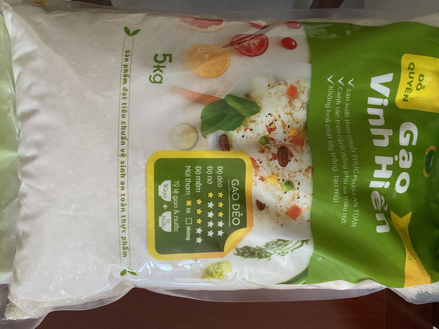 Gạo dẻo dễ ăn. Đóng gói kỹ lưỡng, hdsd cụ thể. Giao hàng nhanh Gạo dẻo dễ ăn. Đóng gói kỹ lưỡng, hdsd cụ thể. Giao hàng nhanh