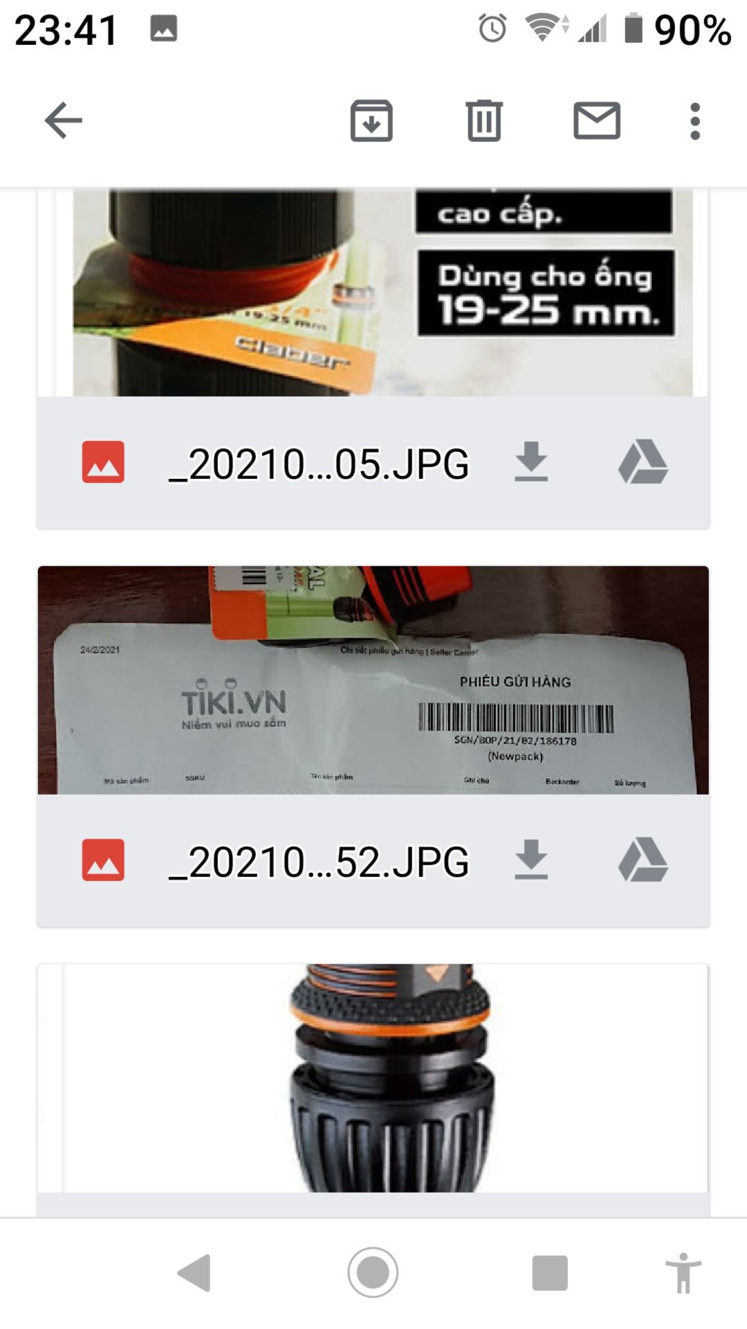 Hãy xem và trả lời thư ngày 27/2/2021 như trong ảnh cho khách hàng ?!