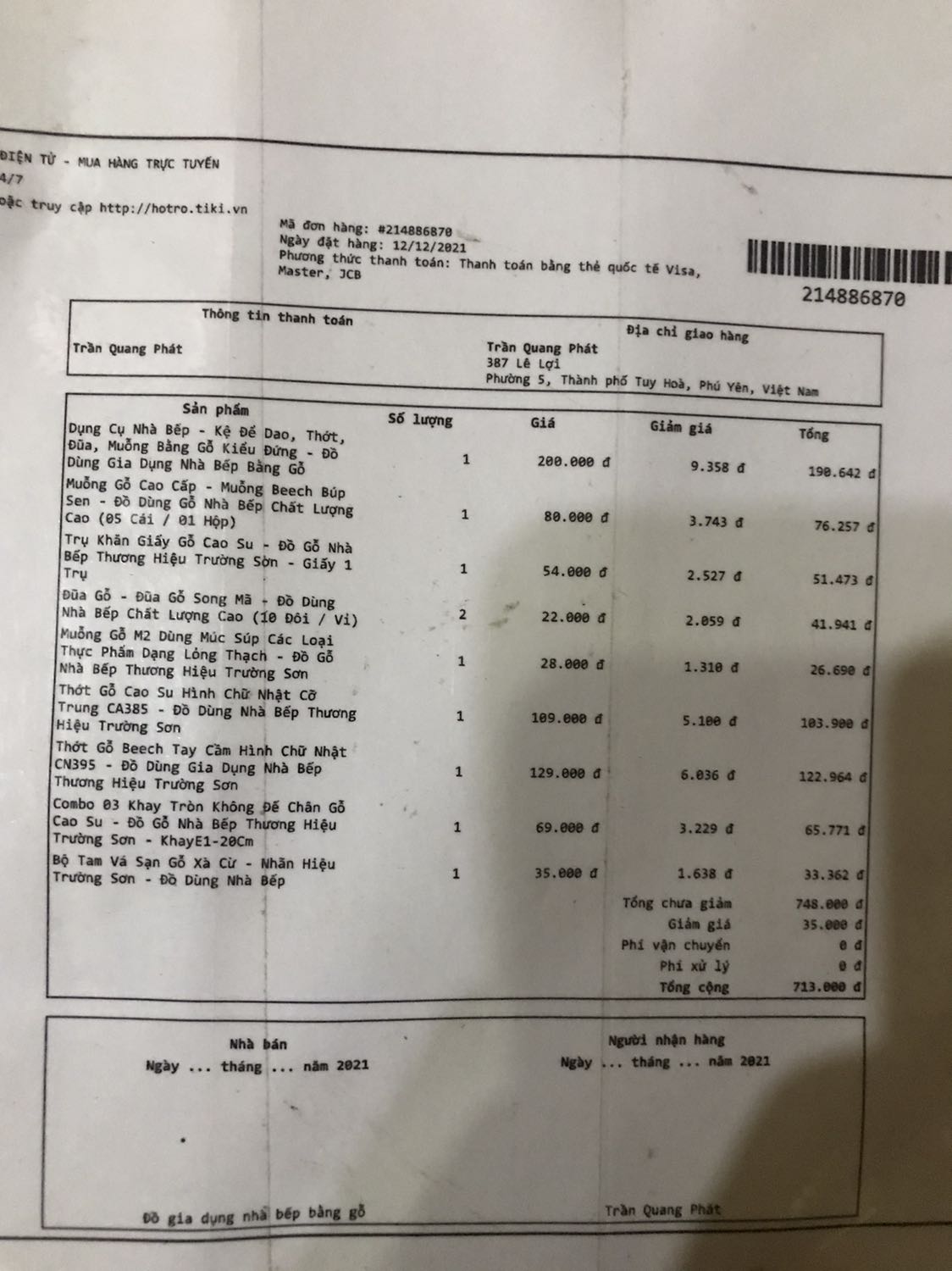 Sp như hình, chất lượng. Duyệt