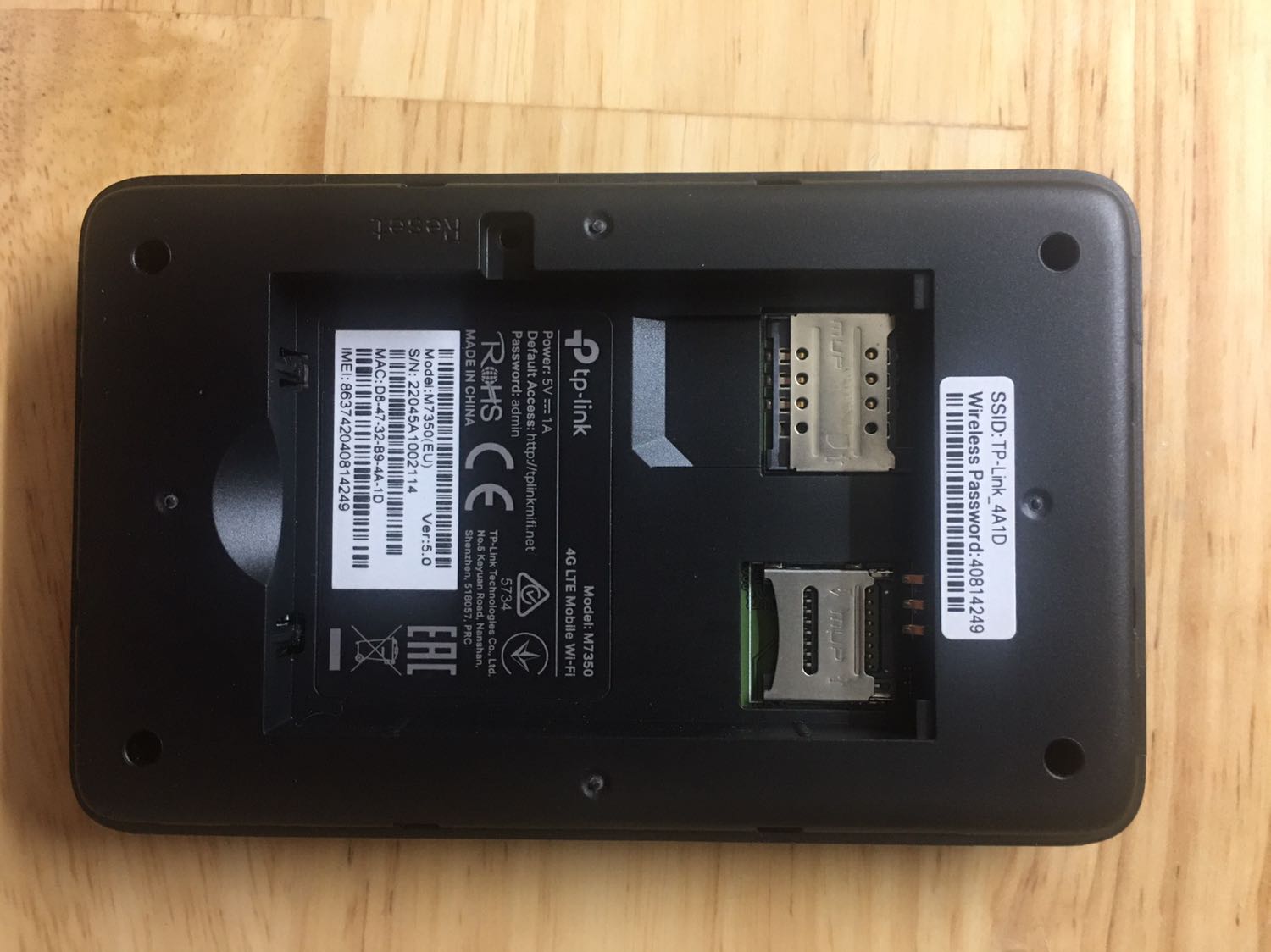 Nhà cung cấp: Tiki Trading
Nhà sản xuất: Tp-link Technologies Co., Ltd. (Trung Quốc)
Nhà nhập khẩu: Công ty TNHH Tp-link Technologies Việt Nam
Giao hàng nhanh.
Sản phẩm ban đầu sử dụng tốt. Nhà cung cấp: Tiki Trading
Nhà sản xuất: Tp-link Technologies Co., Ltd. (Trung Quốc)
Nhà nhập khẩu: Công ty TNHH Tp-link Technologies Việt Nam
Giao hàng nhanh.
Sản phẩm ban đầu sử dụng tốt.