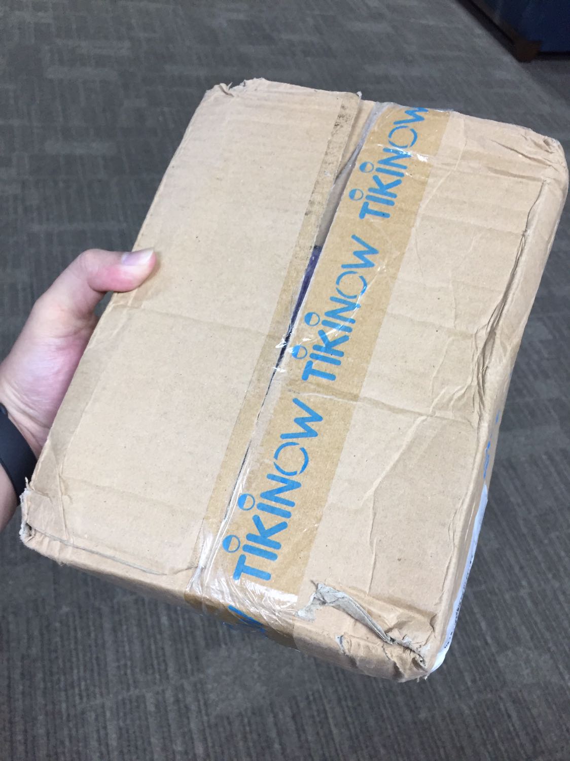 Cách đóng gói không thể chấp nhận được