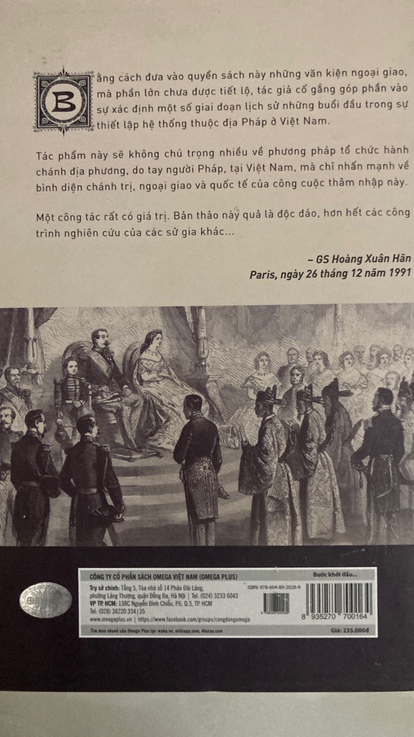 Sách đẹp! Nội dung xứng tầm một luận án tiến sĩ tại nước ngoài về đề tài lịch sử thời kỳ đầu Pháp thuộc