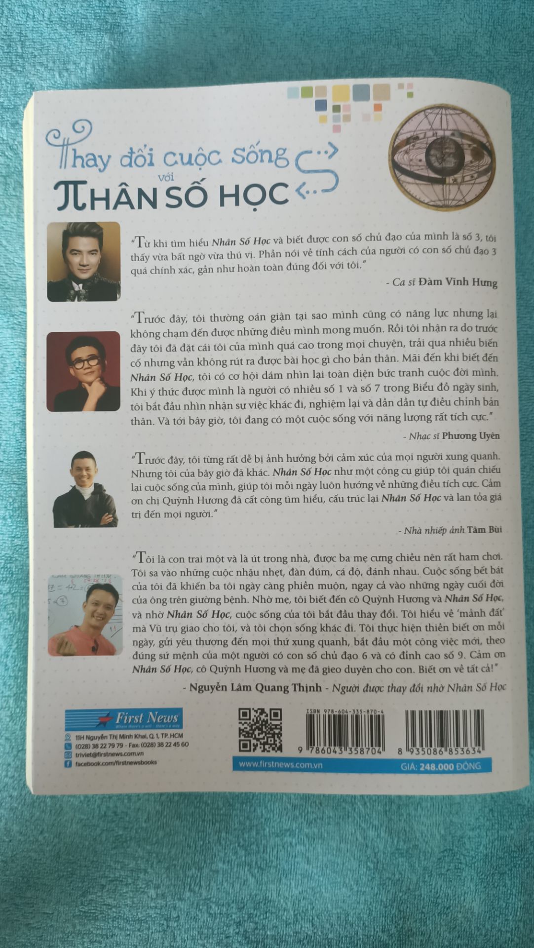 Sách khá hay và thú vị. Nhiều lúc khá bất ngờ do sách nói đúng tính cách của mình thông qua các con số ngày sinh. Sách phân tính cụ thể về từng con số chủ đạo, con số ngày sinh, năm sinh, ý nghĩa tên...rất hữu ích cho mọi người và đặc biệt là cha mẹ đang muốn con cái có "nguồn vốn ban đầu" tốt (thông qua ngày sinh và đặt tên hi vọng con có tương lai tốt - chỉ là 1 phần "vốn" thôi còn phải phụ thuộc rất nhiều vào cách nuôi dạy, môi trường và nổ lực chính bản thân con cái).
Tiki giao hàng nhanh, có bookcare cẩn thận. giá tốt.