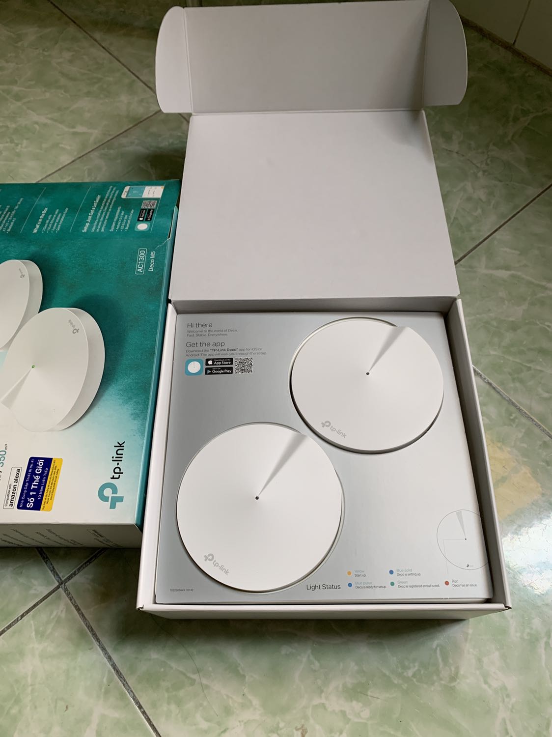 Nguyên đai nguyên kiện, BH 24 tháng, gắn vào tốc độ mạng ổn, cảm ơn shop đã giao hàng trong 2h đúng hẹn.