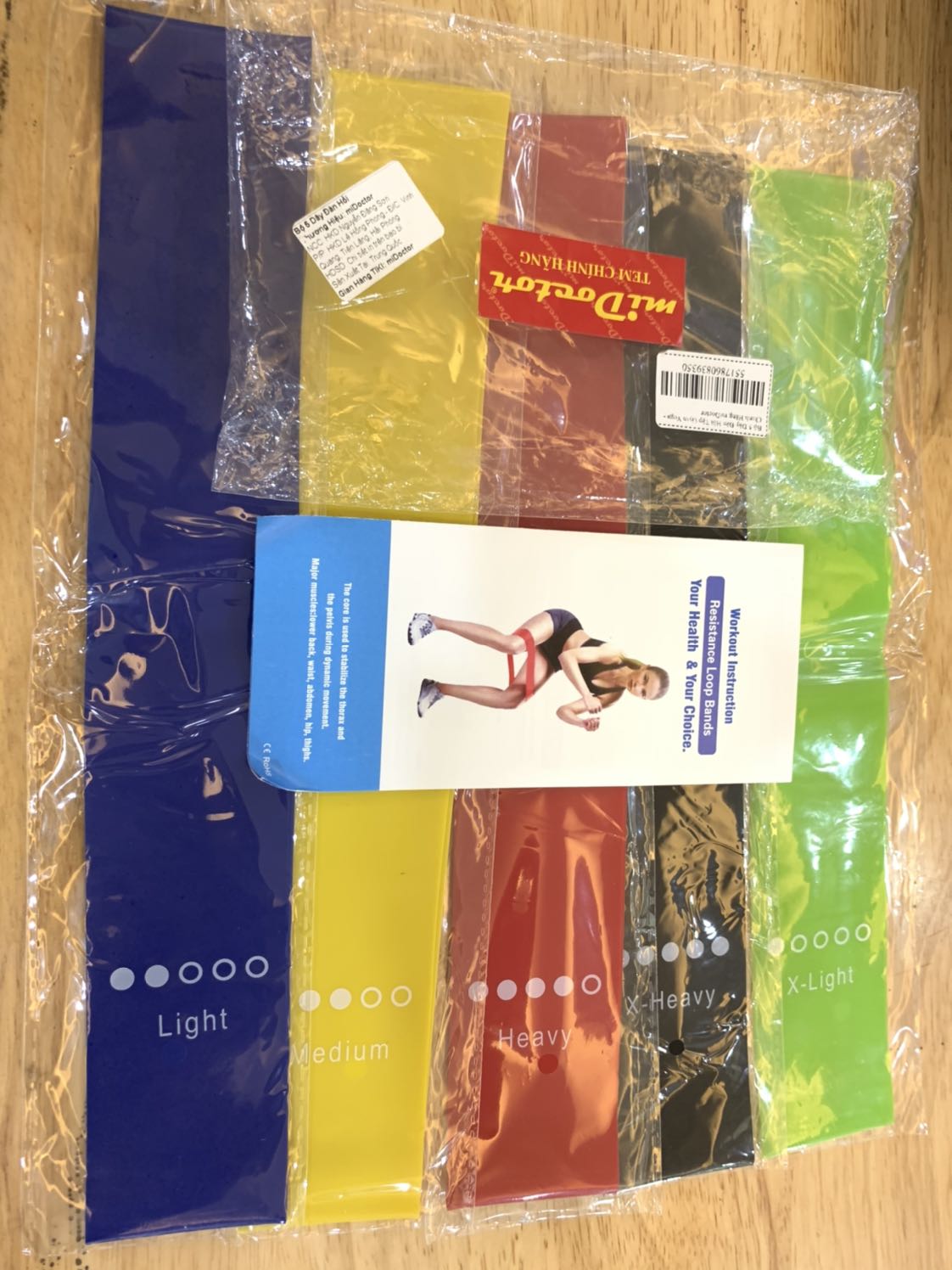 Hàng rất ổn so với giá tiền, 2 dây xanh hơi nhẹ chút, cho nữ tập sẽ hợp lý mà 3 dây còn lại tập đã kinh khủng luôn nhé các ban, dây đen mình thấy tương đương tạ 5-8kg .. có cái này tập gym tại nhà quá tốt luôn... sp chính hãnh của miDoctor nên có phần yên tâm hơn, cơ thẻ cám ơn và *** liên hệ nếu có chục chặc gì,...  sẽ giới thiệu cho nhiều ng ủng hộ shop tiếp, cám ơn tiki vag shop nhé Hàng rất ổn so với giá tiền, 2 dây xanh hơi nhẹ chút, cho nữ tập sẽ hợp lý mà 3 dây còn lại tập đã kinh khủng luôn nhé các ban, dây đen mình thấy tương đương tạ 5-8kg .. có cái này tập gym tại nhà quá tốt luôn... sp chính hãnh của miDoctor nên có phần yên tâm hơn, cơ thẻ cám ơn và *** liên hệ nếu có chục chặc gì,...  sẽ giới thiệu cho nhiều ng ủng hộ shop tiếp, cám ơn tiki vag shop nhé