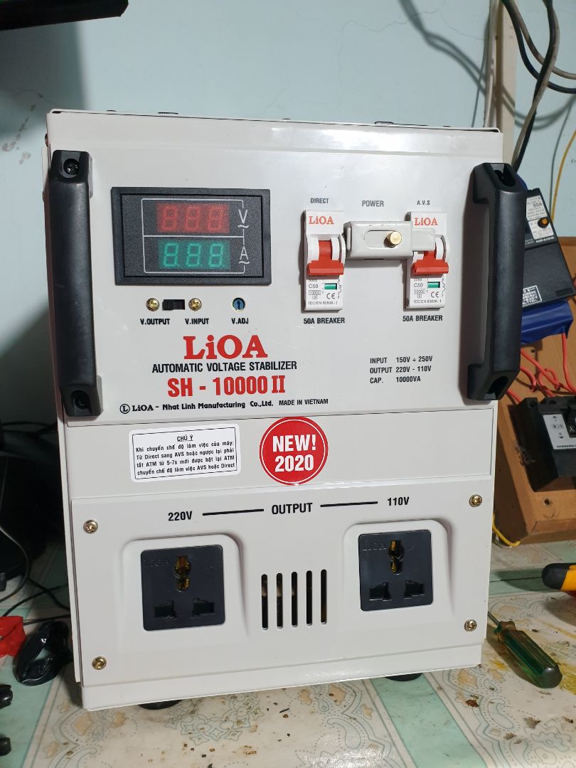Sản phẩm sau khi đấu vào điện nhà để dùng liên tục sập aptomat,bật lên chút lại sập không dùng được kể cả khi chuyển sang bật aptomat DIRECT vẫn nhảy không dùng được