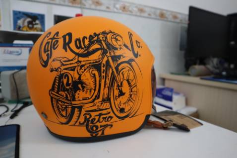 Qúa đẹp luôn, lần đầu mình mua nón 460k để trãi nghiệm, màu đẹp, chắc chắn, đi phượt chụp hình màu bao nổi bật...