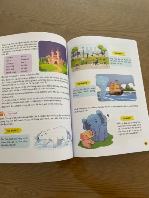 Giao hàng đúng hẹn đóng gói cẩn thận. sách trình bày khá hấp dẫn với nhiều hình vẽ minh họa, tuy hình minh họa chưa được đẹp lắm. Nội dung dễ hiểu, gợi mở cho trẻ viết văn hiệu quả hơn