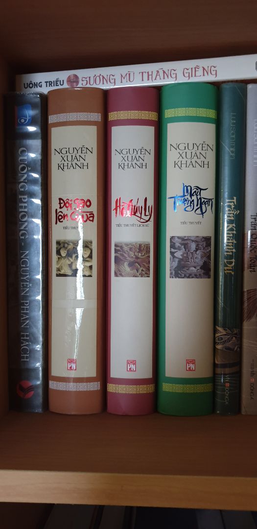 Ship super nhanh trong 1h30'.
Truyện có bìa áo, trong ngoài khác nhau, thú vị.
Về nội dung mình mới đọc được 1/2 truyện thì nhận xét luôn. Mình không thích cách viết này, nội dung này, nó cay đắng quá, nó không phản ánh hiện thực xã hội mà chỉ 1 góc của những con người bất mãn tại thời điểm đó, vì bị nghị kỵ, bị cảm thấy bất công, nên có cách nhìn tiêu cực về mọi thứ xung quanh. Tác phẩm rất truân chuyên, viết xong năm 1982 mà bản thảo phải cất giấu và thất lạc đến tận năm 2013 mới tìm thấy và năm nay 2021 mới được xuất bản. May mắn lúc này tác giả đã rất có tiếng tăm và thời cuộc đã thay đổi.

Mình ngưỡng mộ tác giả Nguyễn Xuân Khánh qua các cuốn Mẫu Thượng ngàn, Hồ Quý Ly, Đội gạo lên chùa. Đó là những tuyệt tác của văn học VN thời kỳ sau này.