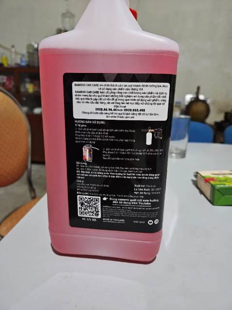 Bọt vừa phải, làm sạch kg chạm tương đối tốt