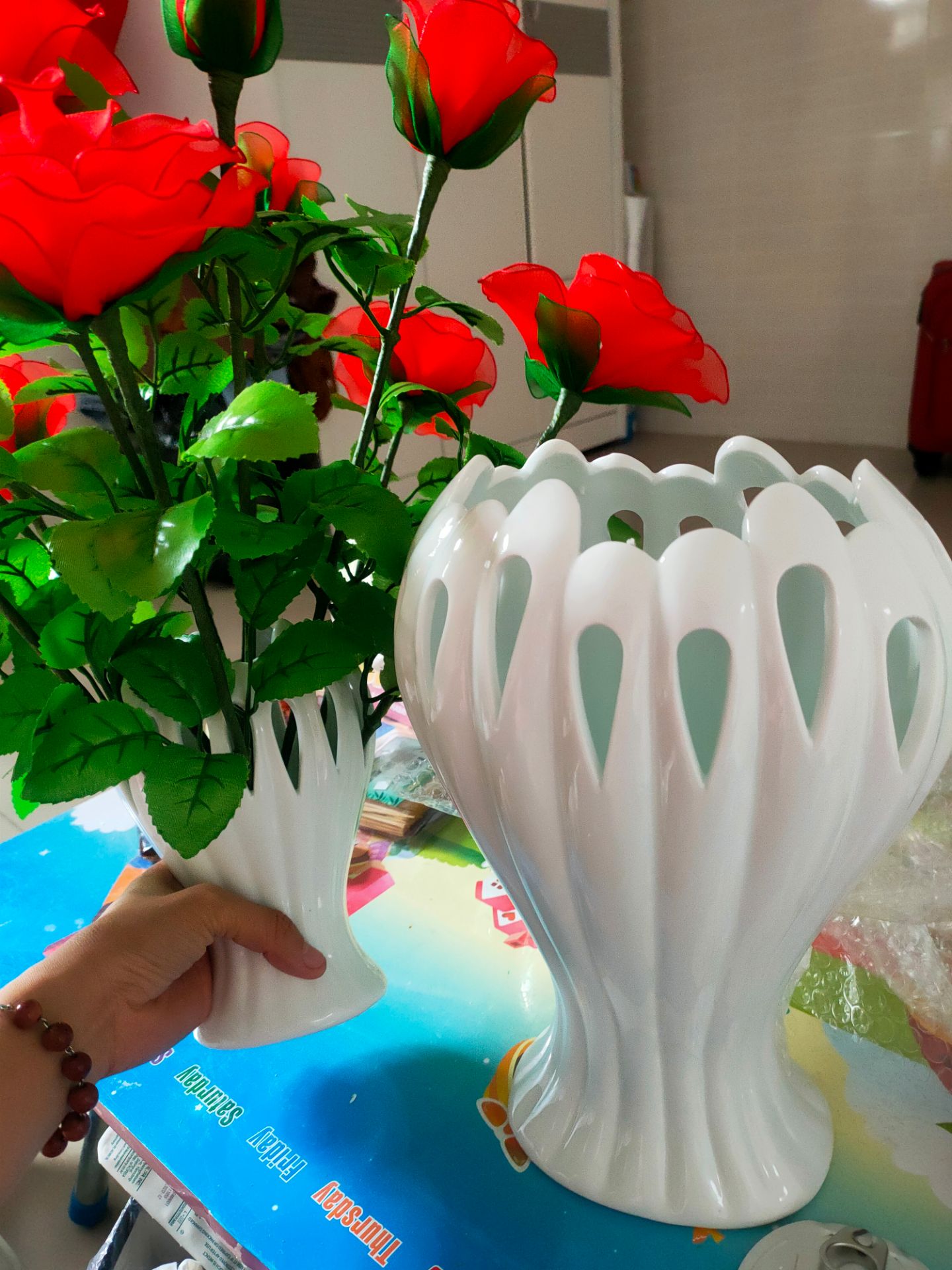 Bình hoa rất đẹp và sang nha