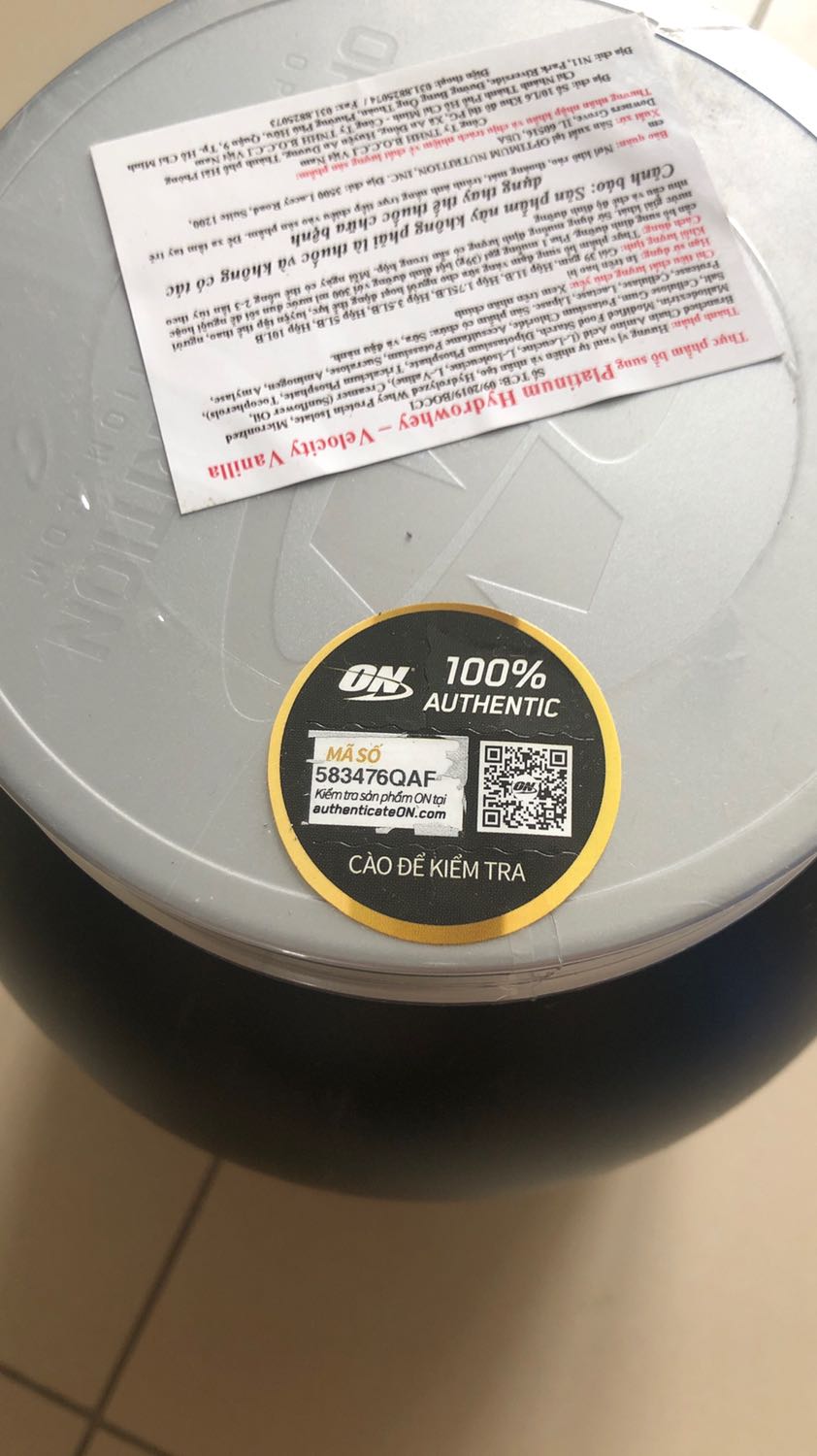 Tem mã chuẩn, chưa dùng nên không biết như thế nào (hàng whey của ƠN thường hơi ngọt đậm).