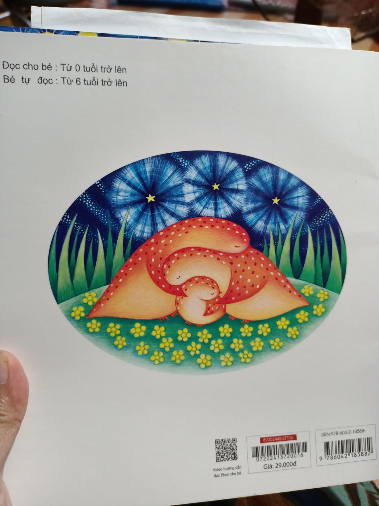 mua sale 10k
sách màu dày , đẹp
bé hợp tác tốt
nội dung dễ hiểu
đọc qua một lần là nhớ khá nhiều, hơn 80% nội dung
