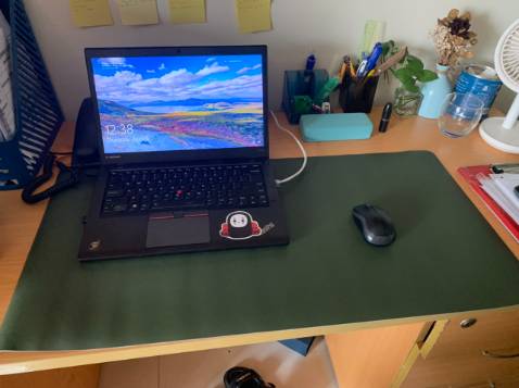 Giao hàng nhanh, thảm da phù hợp cho bàn làm việc văn phòng, di chuột êm, mượt