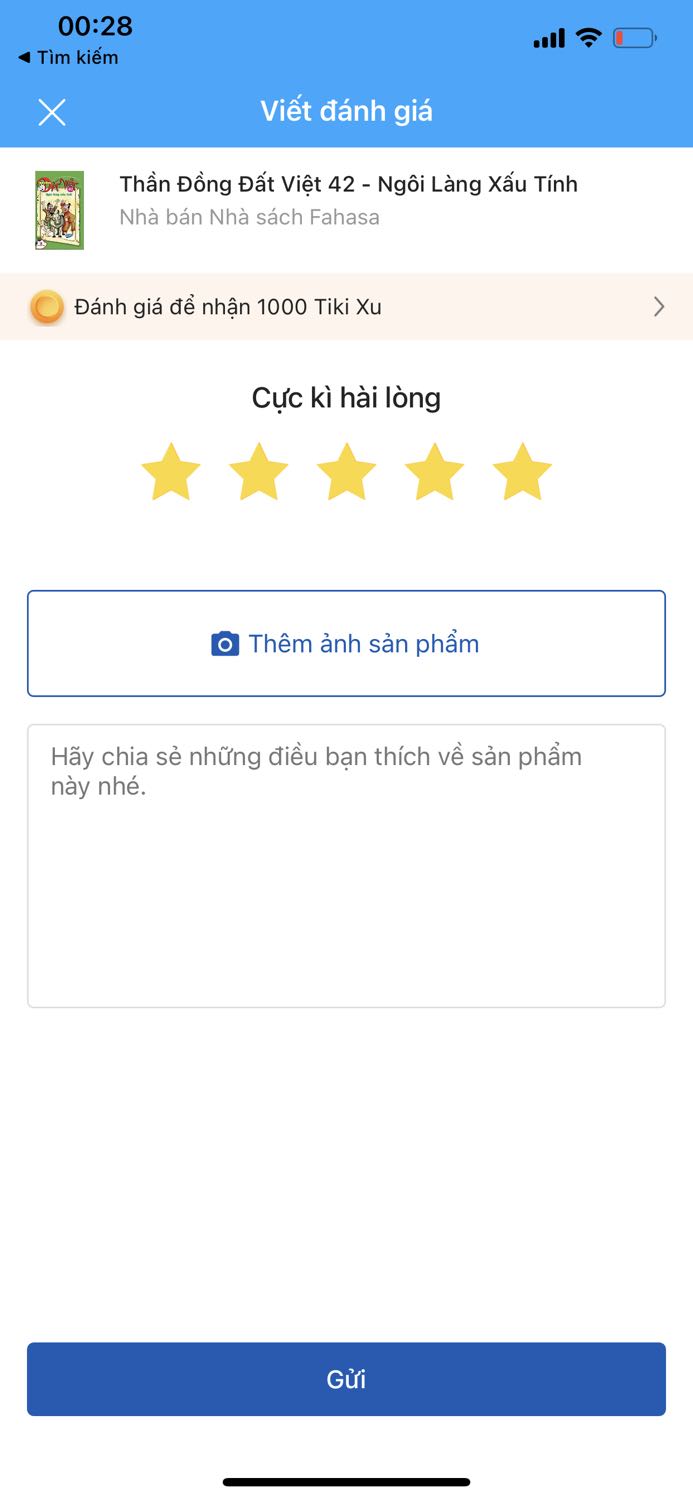 Đã nhận được truyện nhanh chóng vì dùng tikinow. Chất lượng đẹp, giấy trắng, bìa sạch.