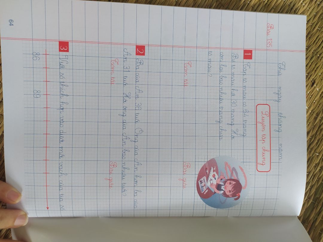 vở cực hay, tiện lợi cho bé. chữ viết đúng ô ly chuẩn mà có hình sẵn cho các bé. Khuyên những ba mẹ không rành về nội dung học thì mua về cho các con ở nhà mình làm thêm.