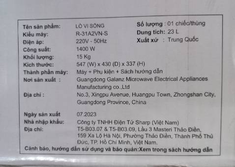 Hàng nhận nguyên thùng, không móp méo. LVS hoạt động tốt. Hàng nhận nguyên thùng, không móp méo. LVS hoạt động tốt.