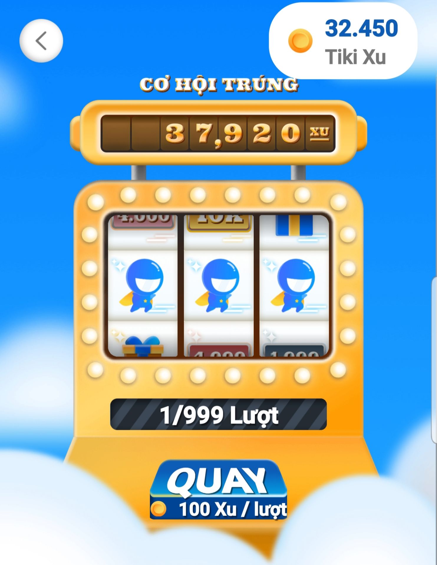 Lương về mình trở lại nạp xu chơi thử vận may trúng và sắp đồ thôi bà con ơi