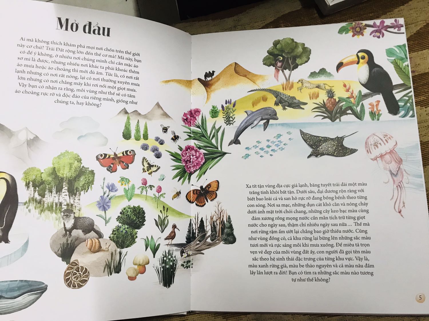 Huy Hoàng âm thầm ra cuốn sách đẹp và chất quá đi mất. Không nhiều chữ nhưng đọc cũng nhiều thơif gian do sẽ thích khám phá từng chữ từng hình vẽ. Một cuốn sách tuyệt vời để nuôi dưỡng tình yêu với vạn vật.