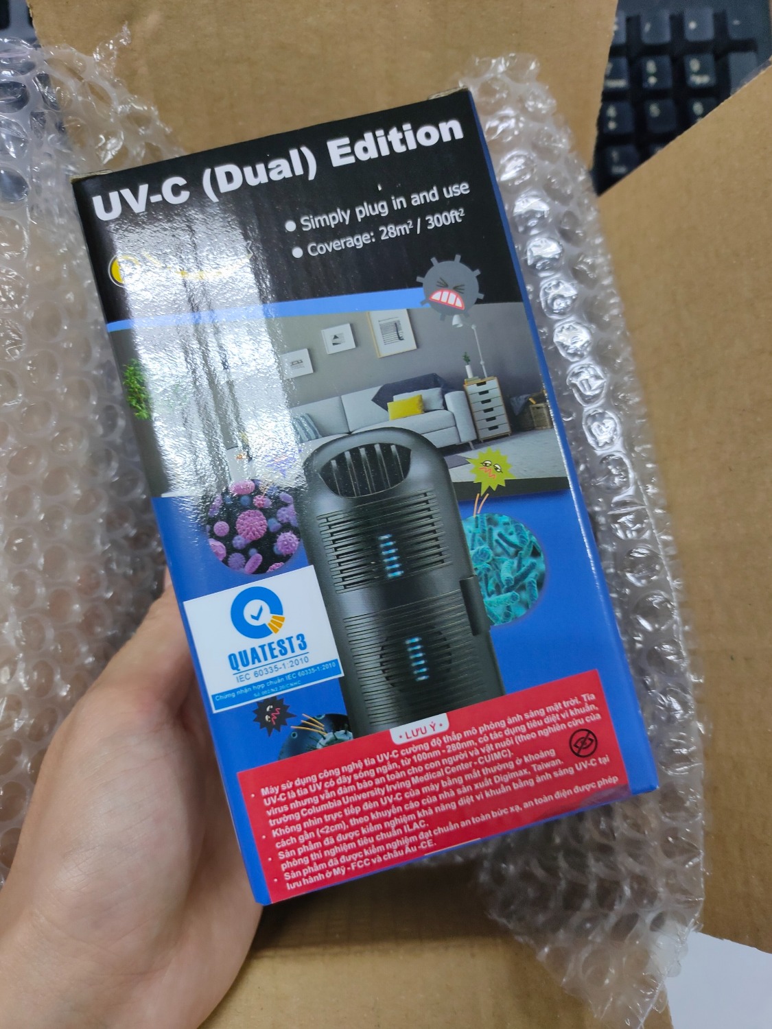 Hàng đóng gói kỹ, hướng dẫn sử dụng rõ ràng, sản phẩm vừa cắm sạc vừa dùng rất tiện lợi. Máy hoạt động ổn định, cảm giác phòng đỡ ẩm và thoáng hơn. Cảm ơn Shop! Hàng đóng gói kỹ, hướng dẫn sử dụng rõ ràng, sản phẩm vừa cắm sạc vừa dùng rất tiện lợi. Máy hoạt động ổn định, cảm giác phòng đỡ ẩm và thoáng hơn. Cảm ơn Shop!