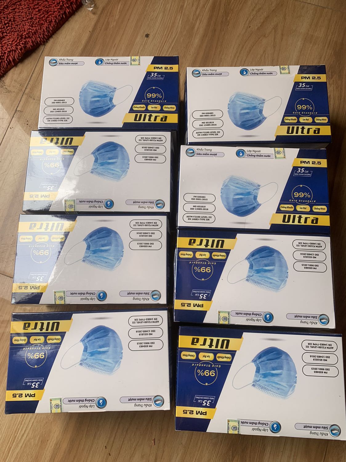 Mình mong tiki hỗ trợ trả lại 8 hợp khẩu trang xanh  này  lọai hợp 35 cái lý do dây đeo không phù hợp