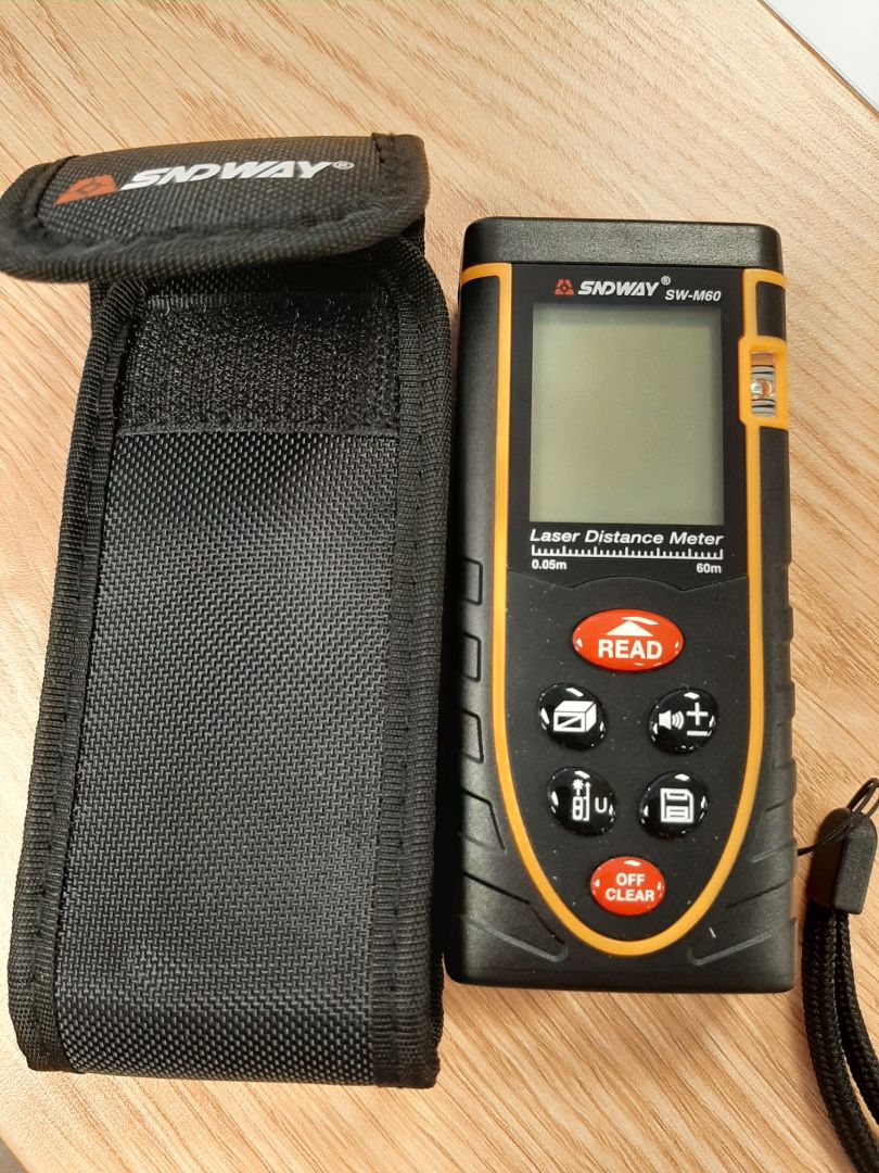 Giao hàng đúng mẫu, model.Chưa thử đo ngoài trời và không biết đo được 60m hay không