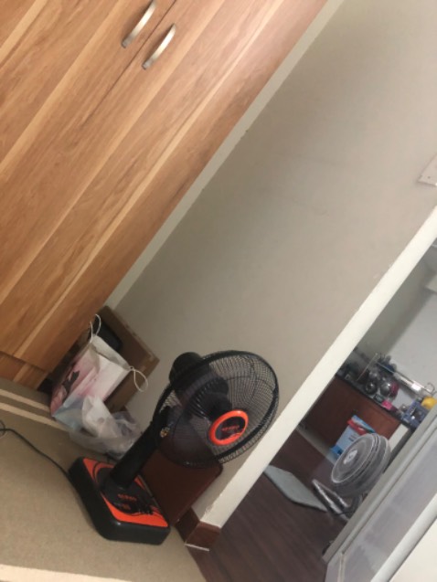 Bể vỡ cánh bể ống kéo phía sau quạt bị gãy gắn ko vào