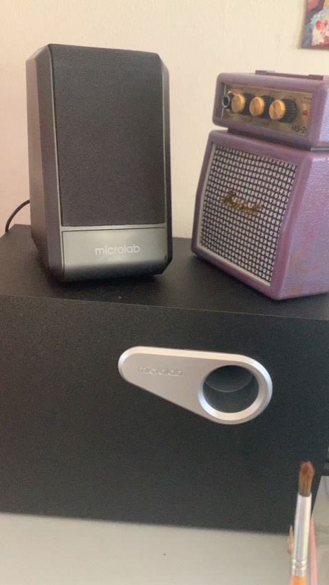 Shop chuẩn bị hàng nhanh, loa đẹp, âm thanh nghe cũng ổn áp mà không có nút chỉnh bass