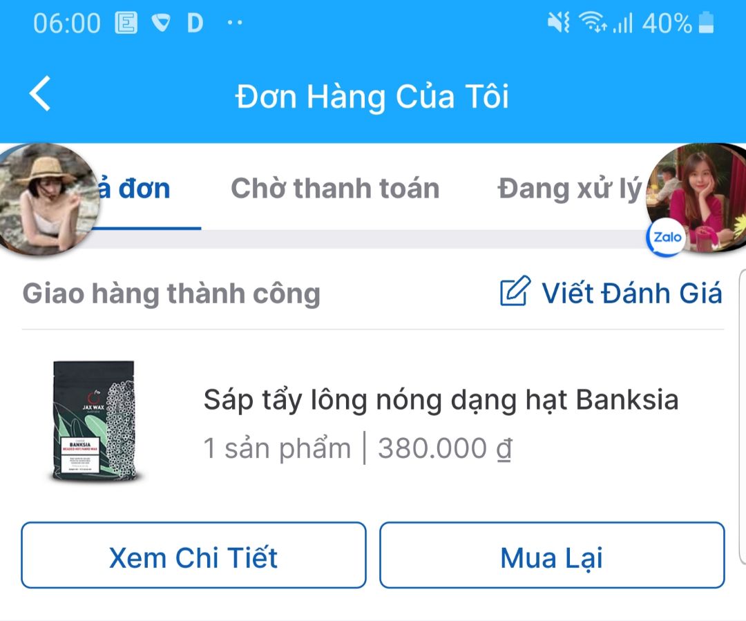 Tôi đặt green nhưng giao nhầm black rồi. Có cách nào đổi hàng không shop? Vì hai loại dùng cho da khác nhau nên không thể du di cho qua được, mong shop thông cảm.

Giao hàng nhanh.
Đóng gói cẩn thận.