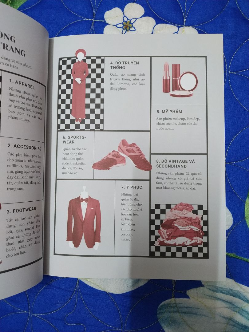 Sách đọc hay nhé mọi người. Nội dung viết về Làm sao tạo ra khác biệt cho sản phẩm, xây dựng thương hiệu, nhân sự, TMDT... Tương đối đầy đủ kiến thức cho bạn nào có ý định kinh doanh thời trang nhé. Dịch vụ Tiki giao hàng nhanh đó. Mới đặt sách tối hôm trước mà hôm sau đã có rồi. Chị ship thân thiện vui vẻ. Điểm 10 cho chất lượng Tiki.