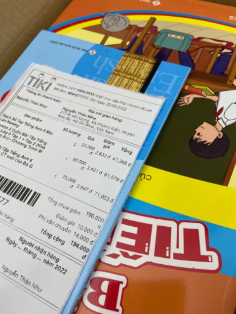 (*) Đánh giá không tính điểm
Shop giao thiếu mình 1 quyển sổ tay MLH 6 ạ:((