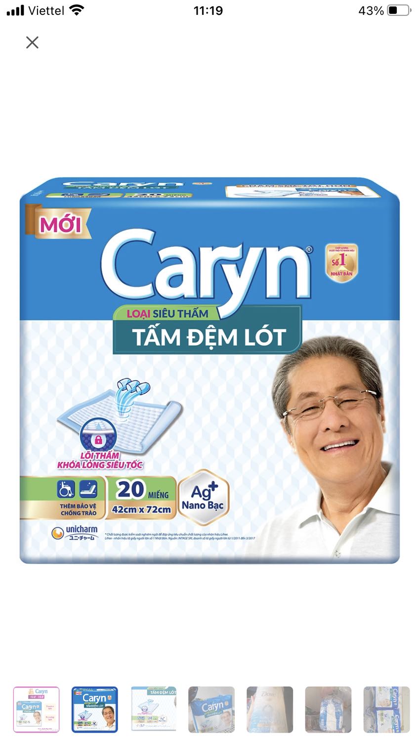 Sản phẩm giá rất tốt, rẻ hơn siêu thị, hỗ trợ được cho người tiêu dùng trong giai đoạn khó khăn hiện nay. Chất lượng sp Caryn là tốt phù hợp người già. Giao hàng sớm hơn so với dự kiến. Sẽ tiếp tục ủng hộ cho Tiki trong thời gian tới