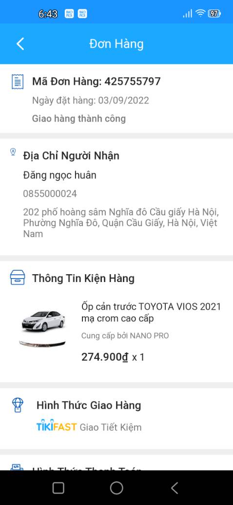 Sản phẩm ko đúng đời yêu cầu đổi lại nhé