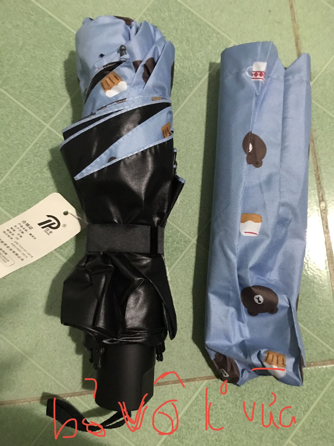 Đẹp, đóng gói kĩ , cận thận nhưng bun dù xong xếp lại bỏ vào túi thì không vừa