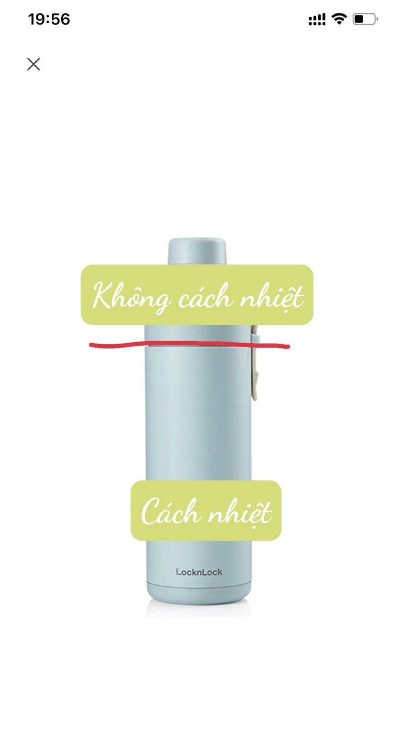 Do Tiki muốn thì mình sẽ review. Chai có thể chia làm 2 phần là phần cách nhiệt và không cách nhiệt, nếu bạn đổ nước quá phần gạch đỏ thì bình sẽ mất nhiệt rất nhanh
Chỗ miệng uống mở dễ dàng nhưng ko có lưới lọc nên đá hoặc lá trà sẽ theo ra
Vỏ bình chống bám vân tay nhưng rất dễ bị dơ, bạn nào hay ra mồ hôi tay thì xác định mua bình đen luôn đi