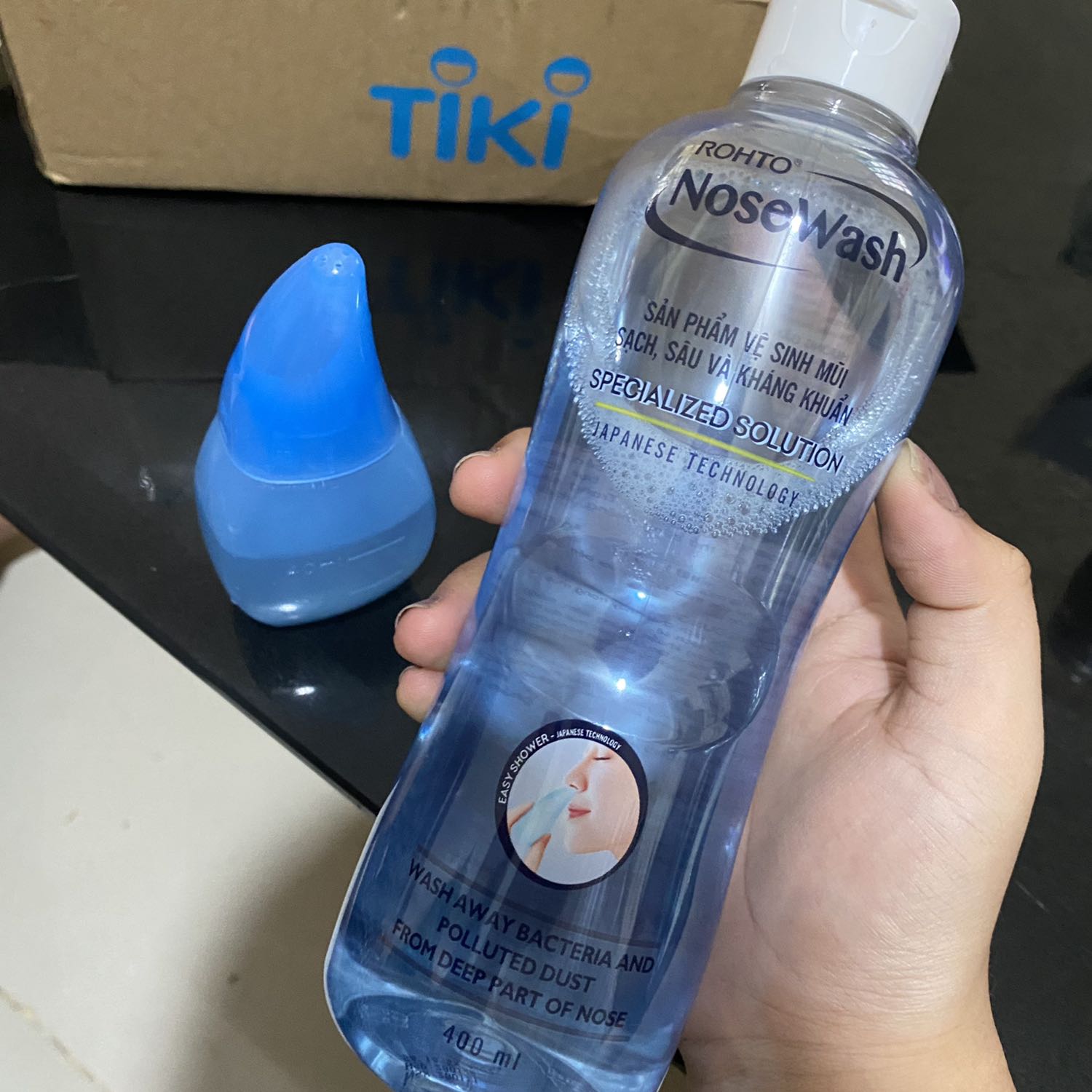 Sản phẩm chất lượng ! Tiki giao hàng cực nhanh, tối hôm qua đặt mà hôm nay đã nhận được. Vừa nhận xong là lấy ra dùng thử ngay, thích lắm luôn. Hiệu quả giống như lời quảng cáo. Loại này mình được bạn giới thiệu, sẽ mua thêm vài chai dùng dần ?