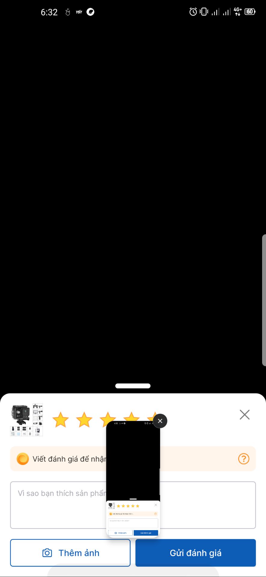 Gia nhanh. Sản phẩm nguyên vẹn. Chưa dùng chưa biết chátd lượng quay thế nào