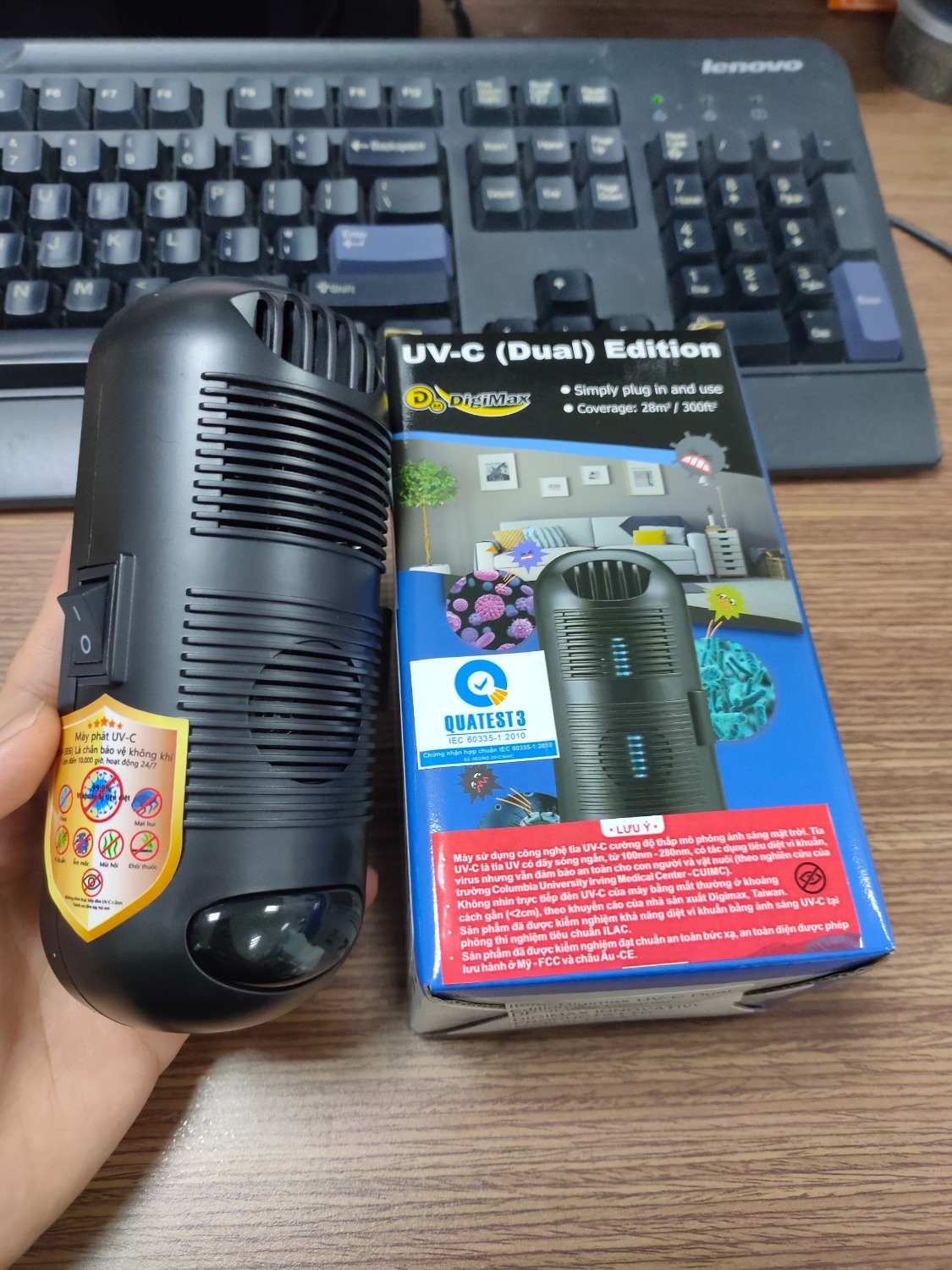 Hàng đóng gói kỹ, hướng dẫn sử dụng rõ ràng, sản phẩm vừa cắm sạc vừa dùng rất tiện lợi. Máy hoạt động ổn định, cảm giác phòng đỡ ẩm và thoáng hơn. Cảm ơn Shop! Hàng đóng gói kỹ, hướng dẫn sử dụng rõ ràng, sản phẩm vừa cắm sạc vừa dùng rất tiện lợi. Máy hoạt động ổn định, cảm giác phòng đỡ ẩm và thoáng hơn. Cảm ơn Shop!