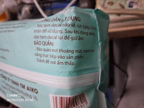 Hàng gói cẩn thận, còn hạn sử dụng, đúng chủng loại, đủ số lượng.