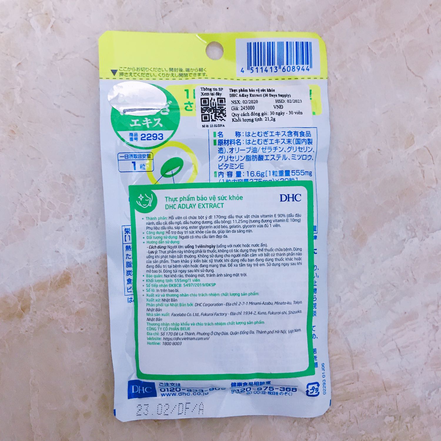 Đóng gói kỹ lưỡng, tuy giao hàng hơi chậm vì HN gửi vô SG. Hàng chính hãng, check mã vạch ra xuất xứ, có tem chống hàng giả, có tem phụ tiếng Việt. TPCN nên có nguồn gốc hẳn hoi vẫn an tâm sử dụng hơn. Đợt sau mình lại ủng hộ tiếp & biết tên cửa hàng nên khi mua sản phẩm. Mấy anh chuỵ em ngựa ngựa vô tìm comment về sản phẩm thì mua đi nghe. Sản phẩm tốt & chất lượng dù chưa thấy trắng lên vì mới sử dụng, ít nhất cũng từ 1 tháng trở lên mới thấy hiệu quả.