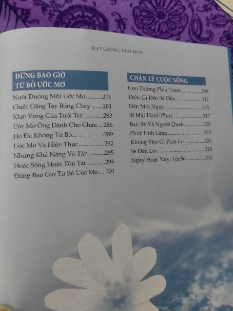 Nhiều mẫu chuyện hay và cảm động, hay vì mang tính nhân văn, vì sự súc tích nhưng đầy dư âm. Thay vì bỏ tiền ra vài ly nước, chúng ta sẽ nhận được một giá trị về tinh thần, đạo đức chỉ với giá rất rẻ.
Cuốn sách không chỉ dành cho trẻ em, mà còn dành cho mọi lứa tuổi. Ở mỗi lứa tuổi khác nhau, chúng ta sẽ có nhận thức riêng cho từng mẫu chuyện.
Khi đọc chỉ cần tận hưởng, không phải ghi chép về điều gì