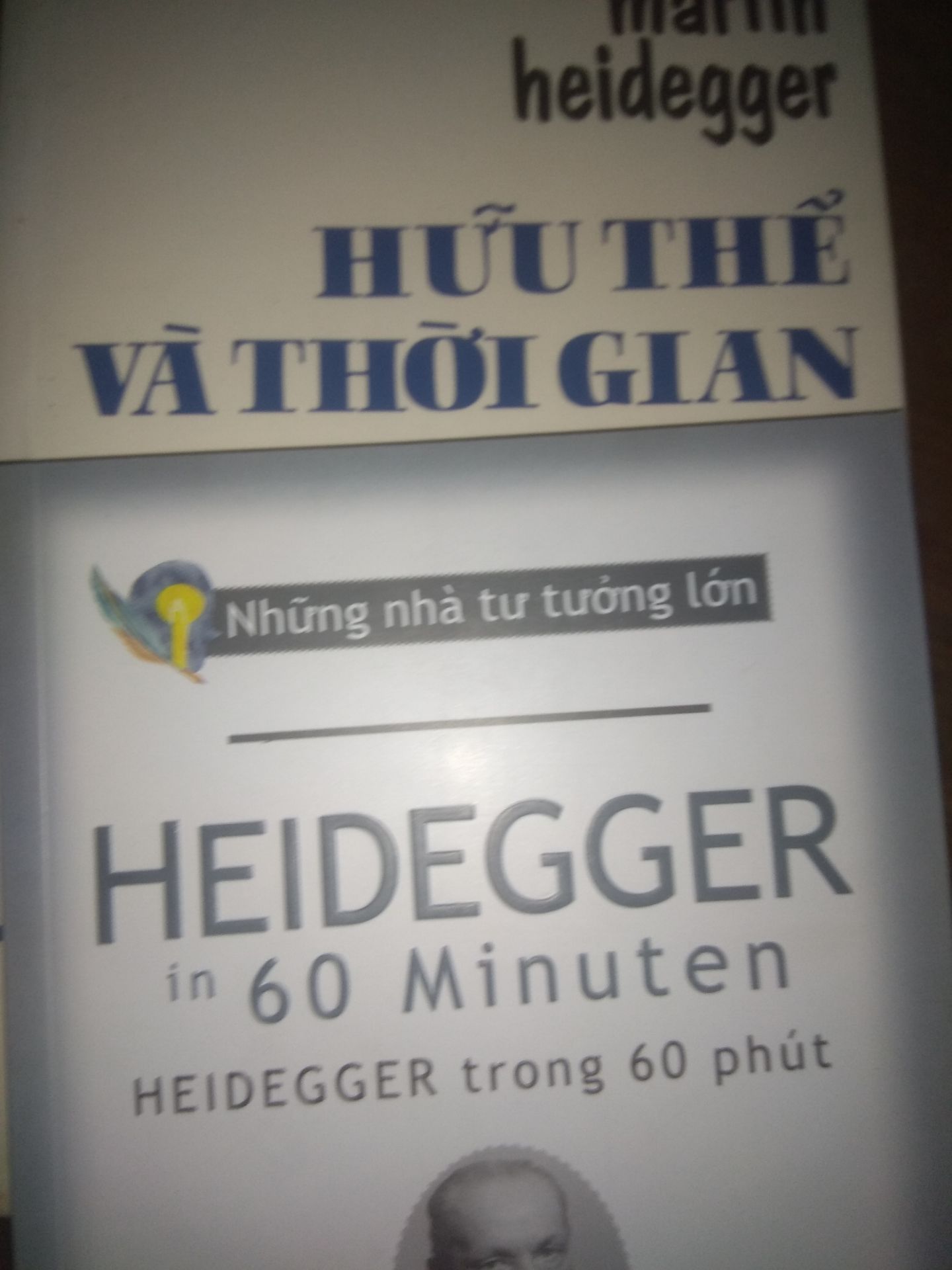 Heidegger với "Time and being" là tác phẩm xuất sắc về hữu thể, cho chúng ta thấy một cách tiếp cận khác để tìm hiểu ý nghĩa của hữu thể.
Cuốn 60mins đã khái quát tốt tư tưởng của ông.