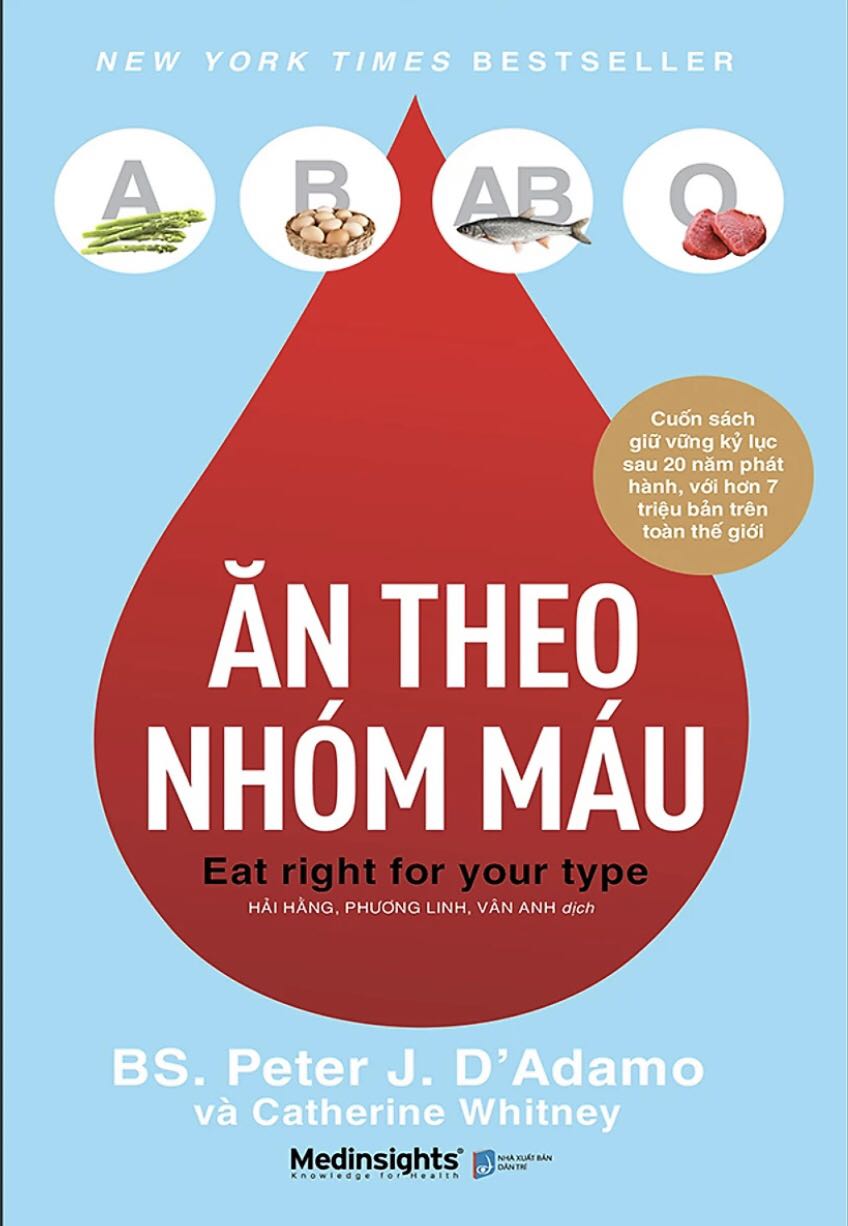 Cuốn sách mang đến một góc nhìn tổng quan về sức khỏe cũng như kế hoạch dinh dưỡng và rèn luyện cá nhân phù hợp với nhóm máu của bạn, mối liên hệ giữa nhóm máu với thức ăn và bệnh tật. Tác phẩm chỉ ra những loại thực phẩm, trà, gia vị nào giúp người thuộc nhóm máu của bạn duy trì sức khỏe tối ưu và cân nặng lý tưởng, làm thế nào để biết nhóm máu của bạn có thể giúp bạn tránh được nhiều loại virus và bệnh nhiễm trùng phổ biến và làm thế nào để làm chậm quá trình lão hóa bằng cách tránh các yếu tố đặc trưng gây suy thoái tế bào nhanh chóng cho nhóm máu của bạn.
Sách giao hàng nhanh, đóng gói ổn, sách đến tay còn nguyên, không bị hư hỏng, mua sale giá tốt Cuốn sách mang đến một góc nhìn tổng quan về sức khỏe cũng như kế hoạch dinh dưỡng và rèn luyện cá nhân phù hợp với nhóm máu của bạn, mối liên hệ giữa nhóm máu với thức ăn và bệnh tật. Tác phẩm chỉ ra những loại thực phẩm, trà, gia vị nào giúp người thuộc nhóm máu của bạn duy trì sức khỏe tối ưu và cân nặng lý tưởng, làm thế nào để biết nhóm máu của bạn có thể giúp bạn tránh được nhiều loại virus và bệnh nhiễm trùng phổ biến và làm thế nào để làm chậm quá trình lão hóa bằng cách tránh các yếu tố đặc trưng gây suy thoái tế bào nhanh chóng cho nhóm máu của bạn.
Sách giao hàng nhanh, đóng gói ổn, sách đến tay còn nguyên, không bị hư hỏng, mua sale giá tốt