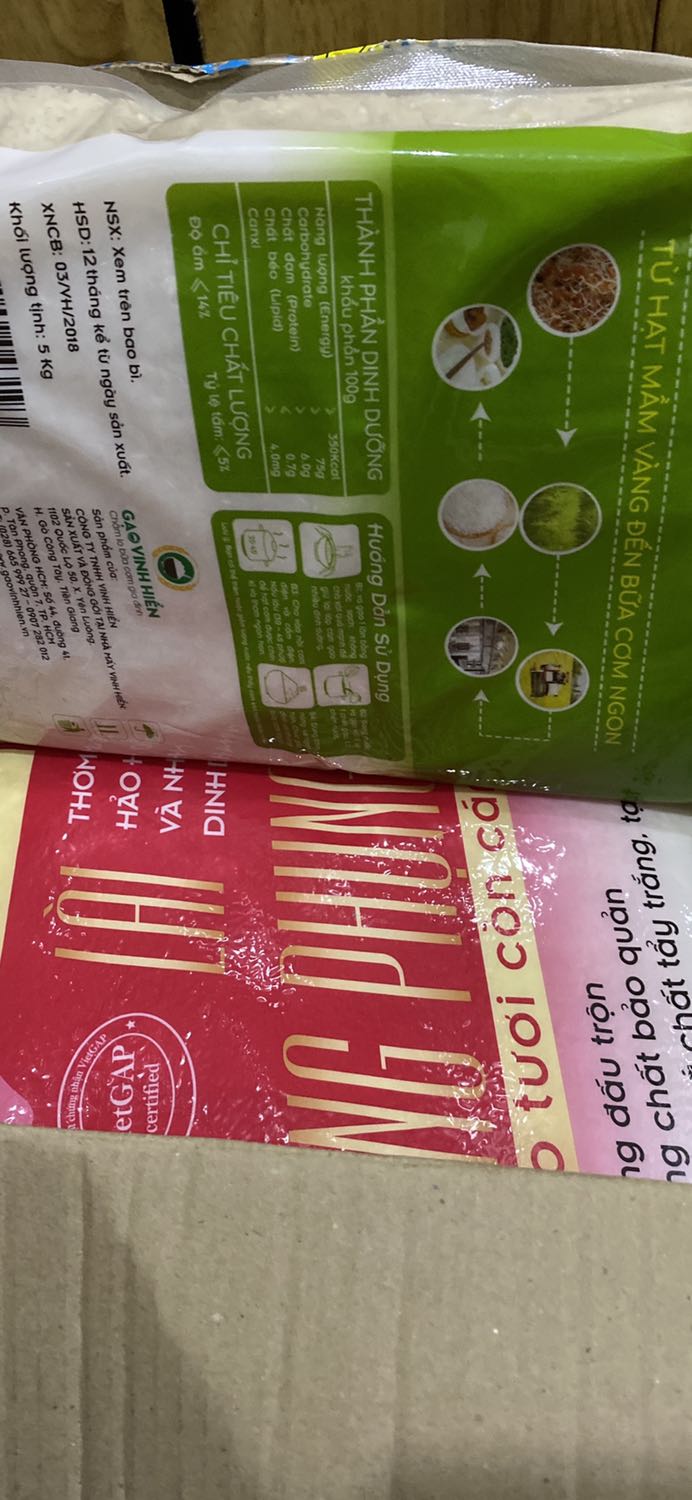 Hàng được đóng gói kỷ  và giao thật nhanh  gao nấu ăn ngon nên mới mua thêm đợt này sẽ ủng hộ shop nữa Hàng được đóng gói kỷ  và giao thật nhanh  gao nấu ăn ngon nên mới mua thêm đợt này sẽ ủng hộ shop nữa