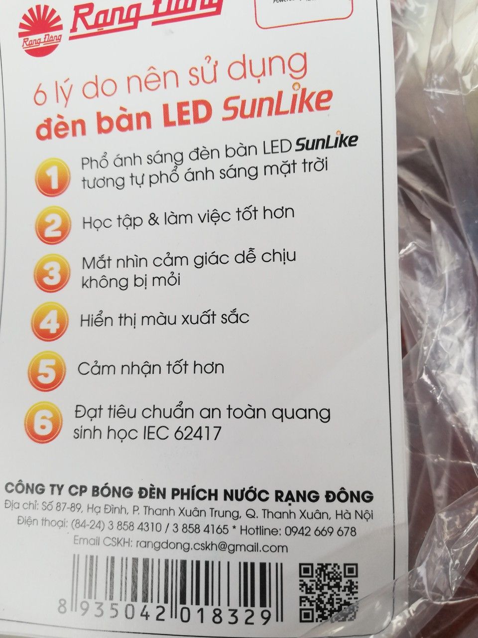 good, đã tốn nhiều thời gian để tìm hiểu nên mua đèn nào chất lượng, đảm bảo thông số cần thiết, giá phải chăng, rất đáng mua, mình mua 2 cái, tiếc là không được tặng ổ điện.