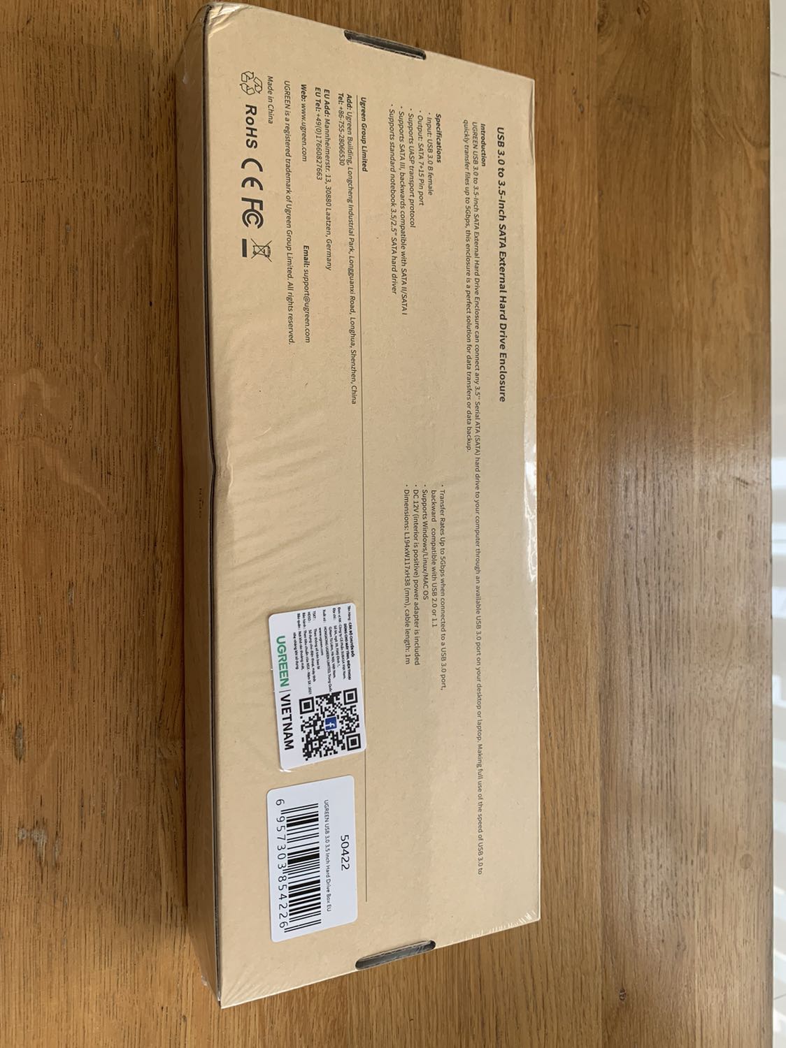 Hàng giao nhanh hơn dự kiến, đóng gói cẩn thận tránh va đập. Chất lượng ban đầu cảm nhận rất ổn, copy qua cổng USB 3.0 tốc độ >60 Mb/s. Hàng giao nhanh hơn dự kiến, đóng gói cẩn thận tránh va đập. Chất lượng ban đầu cảm nhận rất ổn, copy qua cổng USB 3.0 tốc độ >60 Mb/s.